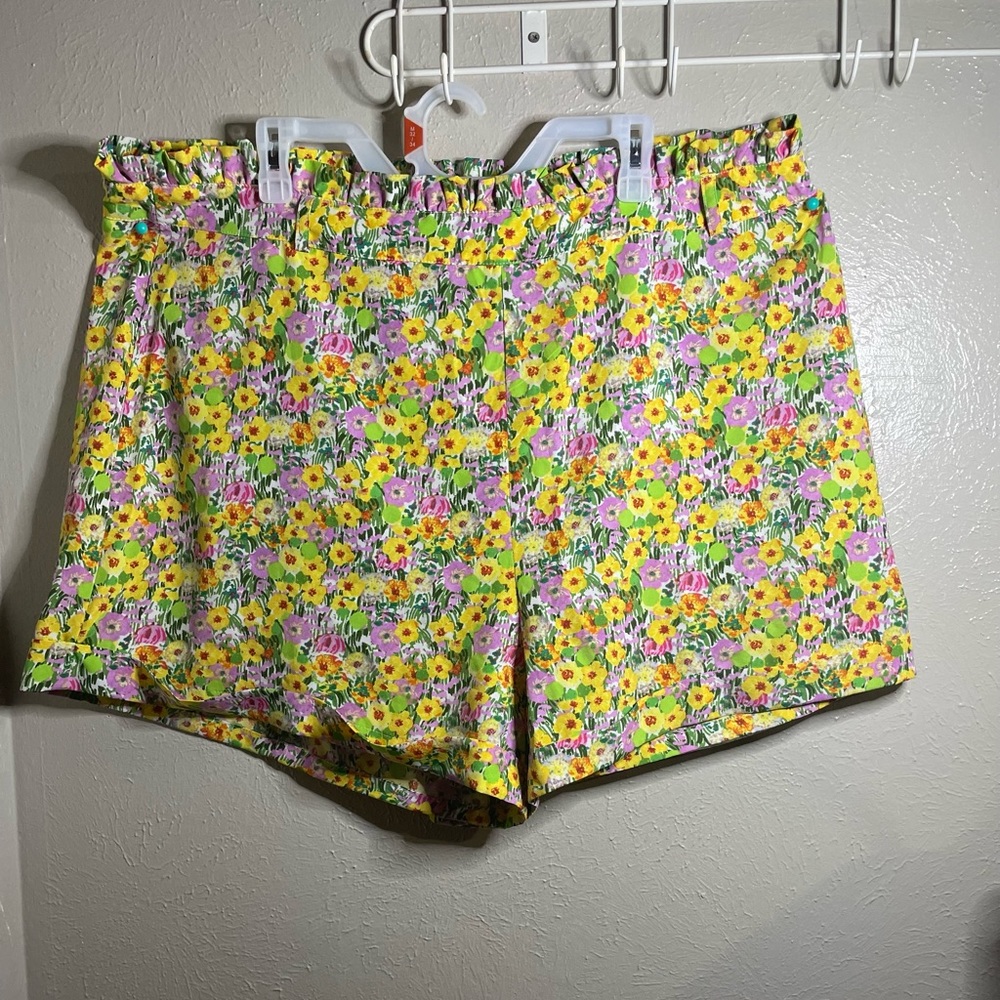 Shein Curve multicolor floral shorts